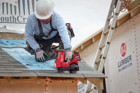 Аккумуляторный гвоздезабиватель(нейлер) с барабанным магазином Milwaukee M18 FRCN45-302X FUEL (Арт. 4933498169)