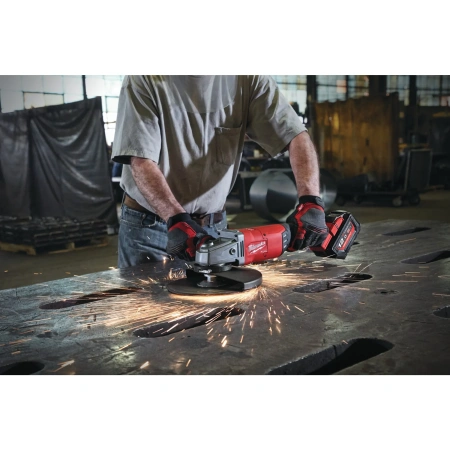 Аккумуляторная углошлифовальная машина (УШМ, Болгарка) Milwaukee M18 FLAG230 XPDB-121C FUEL 230мм  (Арт. 4933464115)