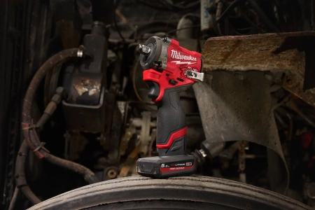 Аккумуляторный субкомпактный ударный гайковерт с фиксацией пином Milwaukee M12 FCIWP12G3-0 FUEL (1/2'') (Арт. 4933493457)
