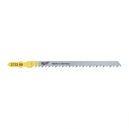 Пилка для лобзика по дереву для точных прямых резов столешниц Milwaukee T 101 DPsp длинна 105 мм / шаг зуба 4 мм (5 шт)  (Арт. 4932373388)