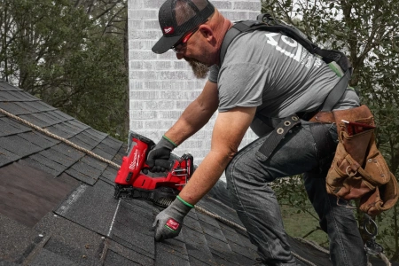 Аккумуляторный гвоздезабиватель(нейлер) с барабанным магазином Milwaukee M18 FRCN45-302X FUEL (Арт. 4933498169)