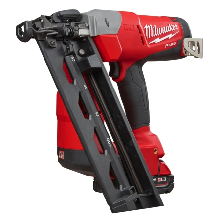 Аккумуляторный гвоздезабиватель(нейлер) с наклонным магазином Milwaukee M18 CN16GA-202X FUEL  (Арт. 4933451570)