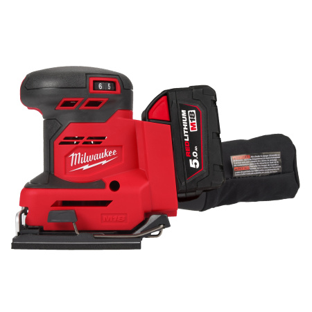 Аккумуляторная вибрационная шлифовальная машина Milwaukee M18 BQSS-502B (Арт. 4933479967)