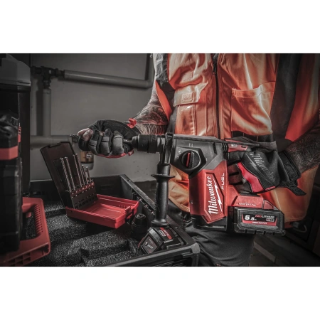 Аккумуляторный 4-х режимный SDS-Plus перфоратор со съемным патроном FIXTEC Milwaukee M18 ONE FHX-552X FUEL ONE-KEY (Арт. 4933478504)