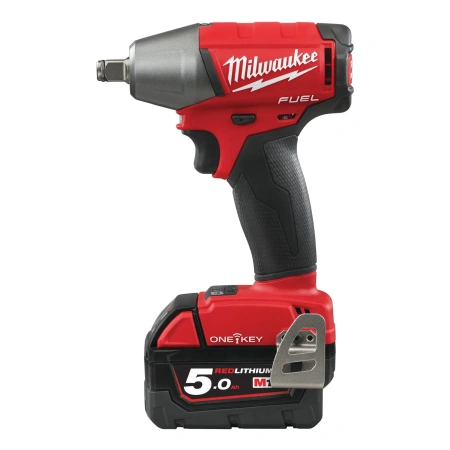 Аккумуляторный ударный гайковерт с фиксацией фрикционным кольцом Milwaukee M18 ONEIWF12-502X FUEL ONE-KEY (1/2'')  (Арт. 4933451374)