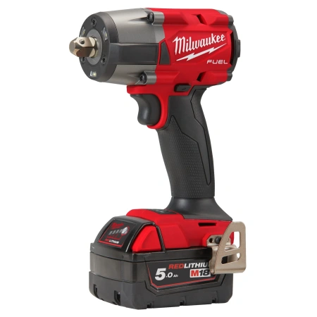 Аккумуляторный среднемоментный ударный гайковерт с фиксацией пином Milwaukee M18 FMTIW2P12-502X FUEL (1/2'')  (Арт. 4933478453)