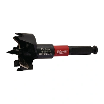 Самоврезающаяся насадка со сменными лезвиями Milwaukee SWITCHBLADE 51 мм / хвостовик 11 мм Hex  (замена для 48255135) (Арт. 4932479499)