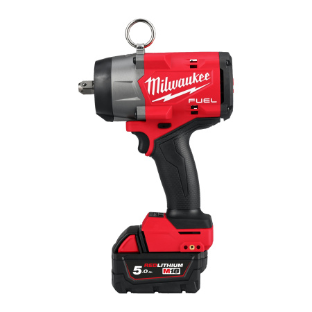 Аккумуляторный высокомоментный ударный гайковерт с фиксацией пином Milwaukee M18 FHIW2P12-502X FUEL (1/2'') (замена для 4933459693) (Арт. 4933492786)
