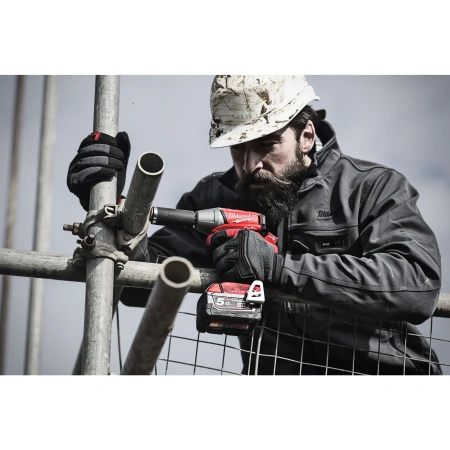 Аккумуляторный ударный гайковерт с фиксацией фрикционным кольцом Milwaukee M18 ONEIWF12-502X FUEL ONE-KEY (1/2'')  (Арт. 4933451374)