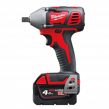 Аккумуляторный ударный гайковерт с фиксацией пином Milwaukee M18 BIW12-402C (1/2'')  (Арт. 4933443607)