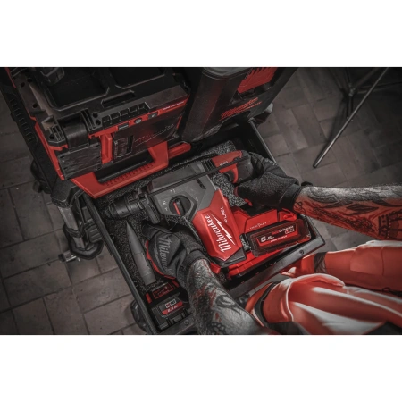 Аккумуляторный 4-х режимный SDS-Plus перфоратор со съемным патроном FIXTEC Milwaukee M18 ONE FHX-552X FUEL ONE-KEY (Арт. 4933478504)