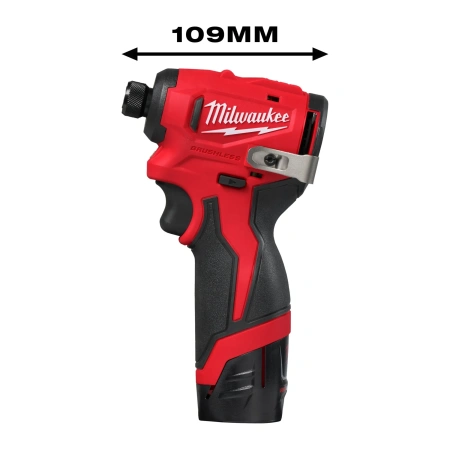 Аккумуляторный субкомпактный импульсный винтоверт Milwaukee M12 BLIDRC-202C (замена для 4933441960) (Арт. 4933499690)