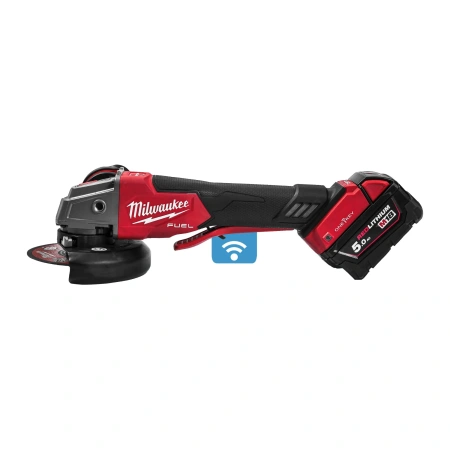 Аккумуляторная углошлифовальная машина (УШМ, Болгарка) Milwaukee M18 ONEFSAG125 XPDB-502X FUEL ONE-KEY 125мм (Li-Ion 5 Ач) (Арт. 4933478435)