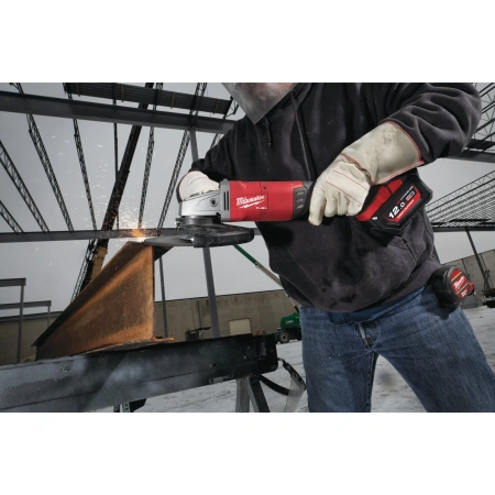 Аккумуляторная углошлифовальная машина (УШМ, Болгарка) Milwaukee M18 FLAG230 XPDB-121C FUEL 230мм  (Арт. 4933464115)