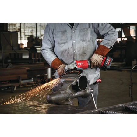 Аккумуляторная углошлифовальная машина (УШМ, Болгарка) Milwaukee M18 FLAG230 XPDB-121C FUEL 230мм  (Арт. 4933464115)