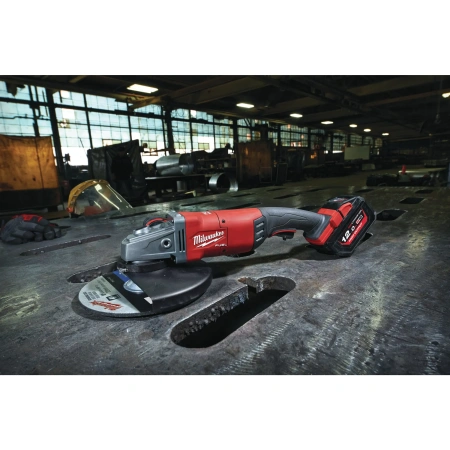 Аккумуляторная углошлифовальная машина (УШМ, Болгарка) Milwaukee M18 FLAG230 XPDB-121C FUEL 230мм  (Арт. 4933464115)