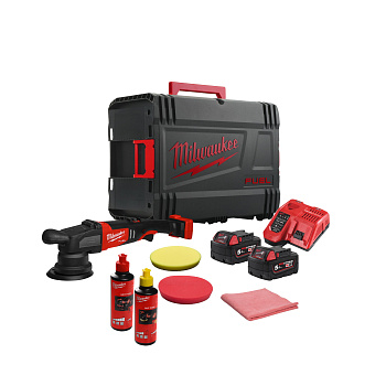 Аккумуляторная орбитальная полировальная машина Milwaukee M18 FROP15-502X KIT FUEL (Арт. 4933492352)