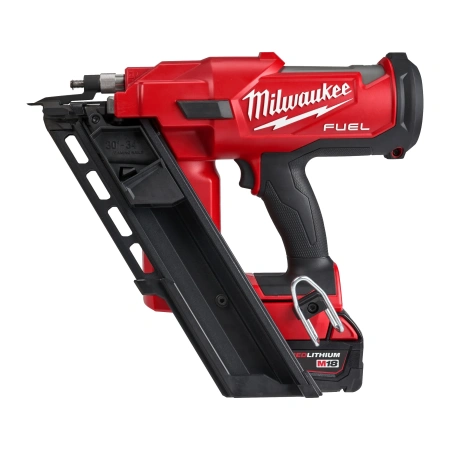 Аккумуляторный гвоздезабиватель(нейлер) с одиночным выстрелом Milwaukee M18 FFNS-502C FUEL  (Арт. 4933478302)