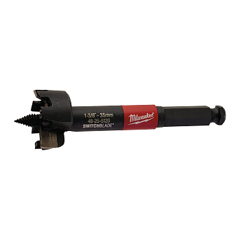 Самоврезающаяся насадка со сменными лезвиями Milwaukee SWITCHBLADE 38 мм / хвостовик 11 мм Hex  (замена для 48255125) (Арт. 4932479498)