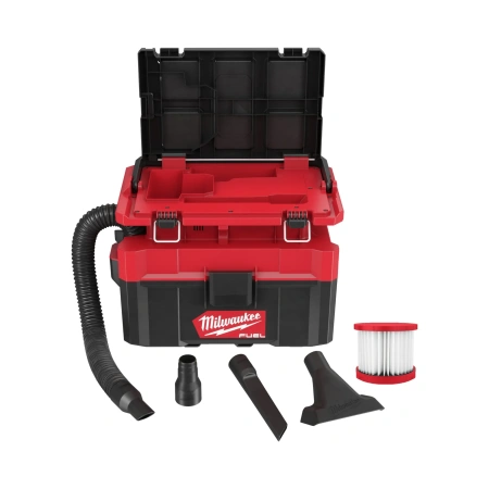 Аккумуляторный пылесос для воды и сухого мусора Milwaukee M18 FPOVCL-0 FUEL PACKOUT  (Арт. 4933478187)