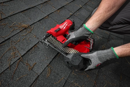 Аккумуляторный гвоздезабиватель(нейлер) с барабанным магазином Milwaukee M18 FRCN45-302X FUEL (Арт. 4933498169)
