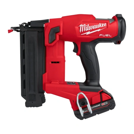 Аккумуляторный гвоздезабиватель(нейлер) с прямым магазином Milwaukee M18 FN18GS-202X FUEL  (Арт. 4933471407)