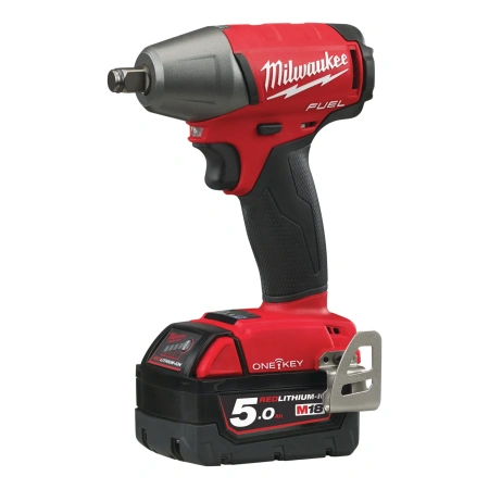 Аккумуляторный ударный гайковерт с фиксацией фрикционным кольцом Milwaukee M18 ONEIWF12-502X FUEL ONE-KEY (1/2'')  (Арт. 4933451374)