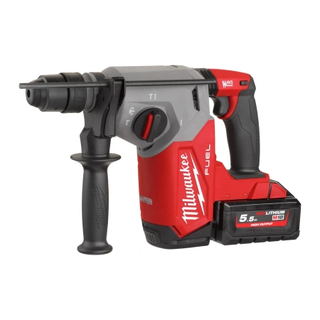 Аккумуляторный 4-х режимный SDS-Plus перфоратор со съемным патроном FIXTEC Milwaukee M18 FHX-552X FUEL (Арт. 4933478889)