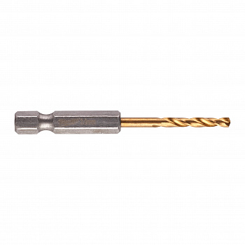 Сверло по металлу с хвостовиком 1/4'' Hex Milwaukee RED HEX HSS-TiN 3 X 65 мм (2 шт)  (Арт. 48894763)