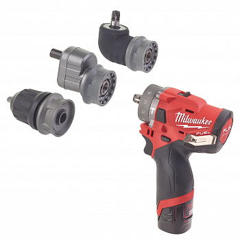 Аккумуляторная ударная дрель-шуруповерт со сменным патроном Milwaukee M12 FPDXKIT-202X FUEL  (Арт. 4933464138)